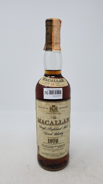 Macallan 1976 18 Year Old