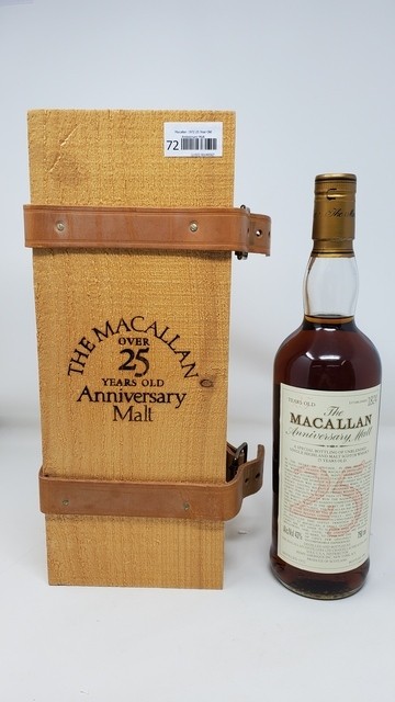 Macallan 1972 25 Year Old Anniversary Malt