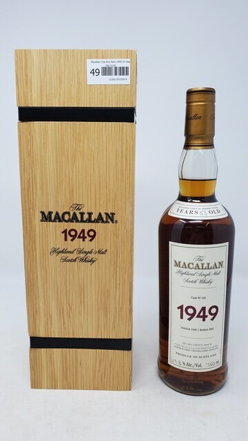 Macallan Fine and Rare 1949 53 Year Old #136