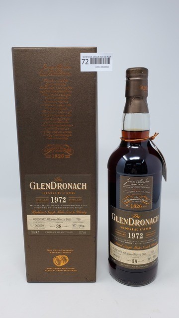 Glendronach 1972 38 Year Old #718