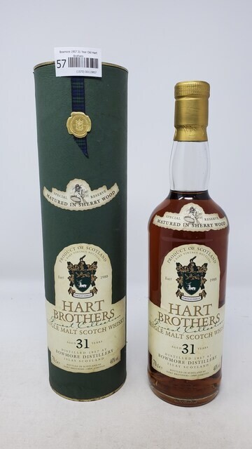 Bowmore 1957 31 Year Old Hart Brothers