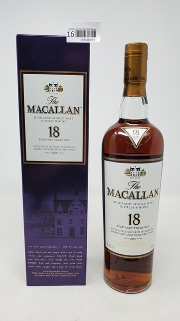 Macallan 18 Year Old 2016 Release