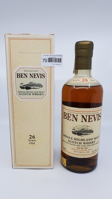 Ben Nevis 1970 26 Year Old Single Cask #4531