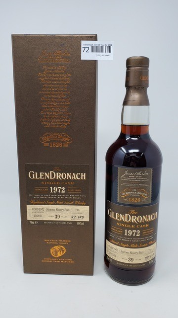 Glendronach 1972 39 Year Old #712