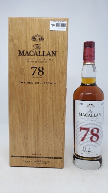 Macallan 78 Year Old the Red Collection