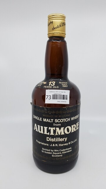 Aultmore 1973 13 Year Old Cadenhead'S