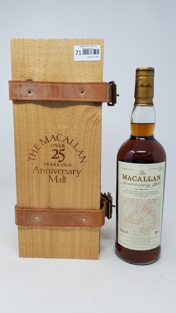 Macallan 1971 25 Year Old Anniversary Malt