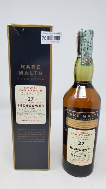 Inchgower 1976 27 Year Old Rare Malts