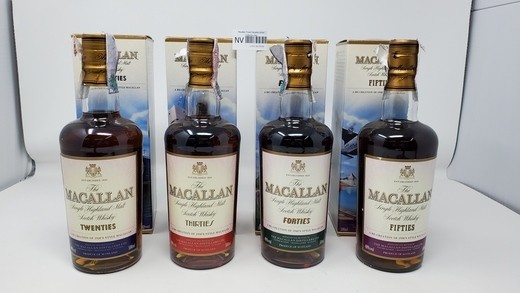 Macallan Travel Decades Series Collection Set