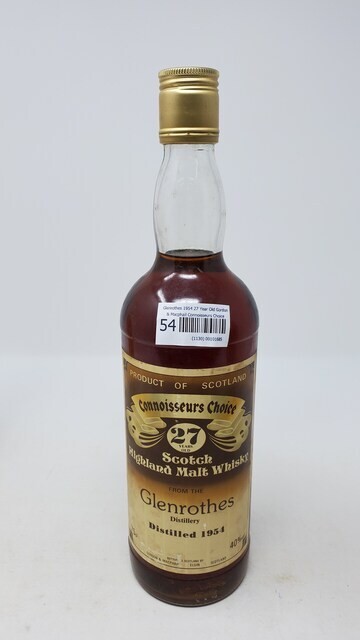 Glenrothes 1954 27 Year Old Gordon & Macphail Connoisseurs Choice