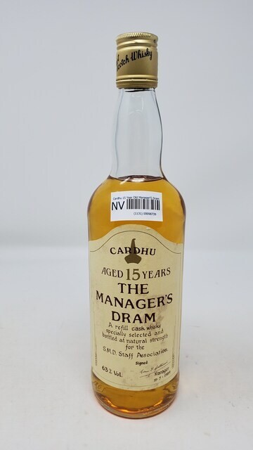 Cardhu 15 Year Old Manager'S Dram