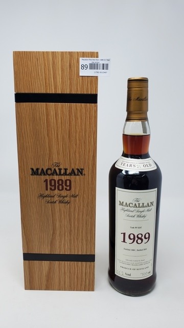 Macallan Fine and Rare 1989 21 Year Old #3247